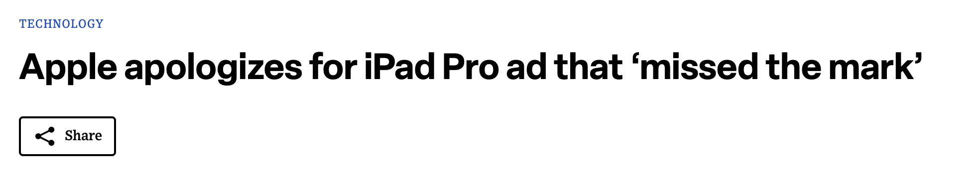 apple apology
