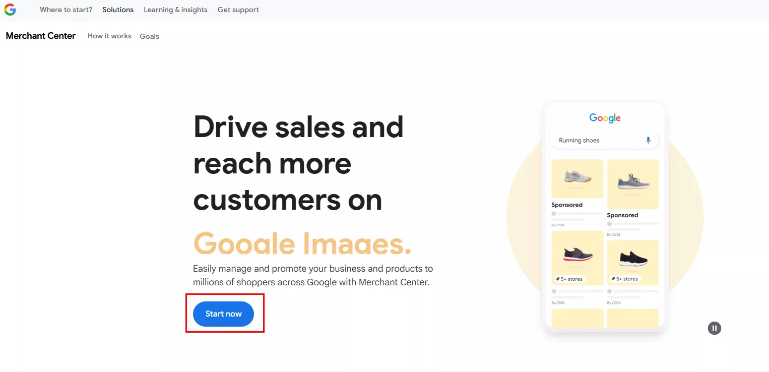 Авторизация аккаунта в Merchant Center