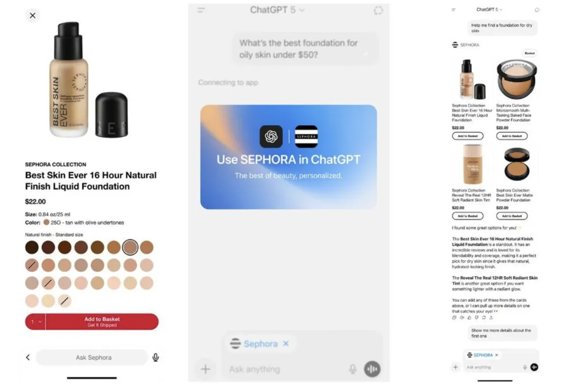 sephora x chat gpt