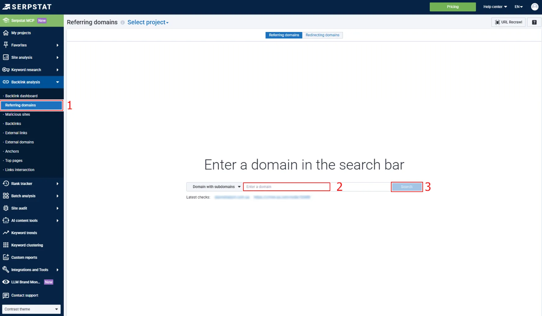 Натисніть кнопку «Search»