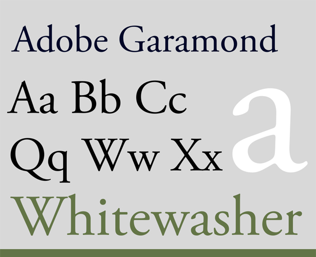 Serif typefaces come from ancient ages.