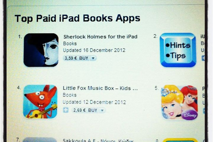 In the AppStore Top