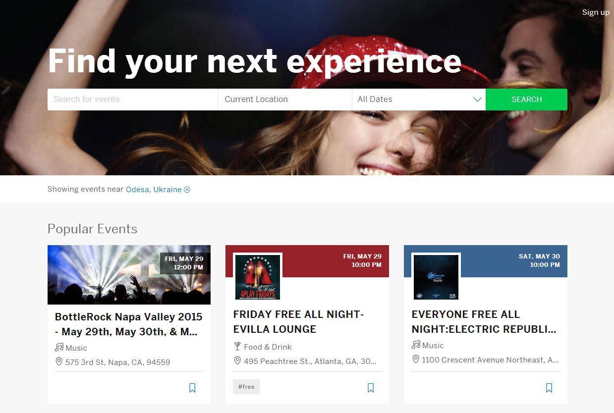 Organize your events