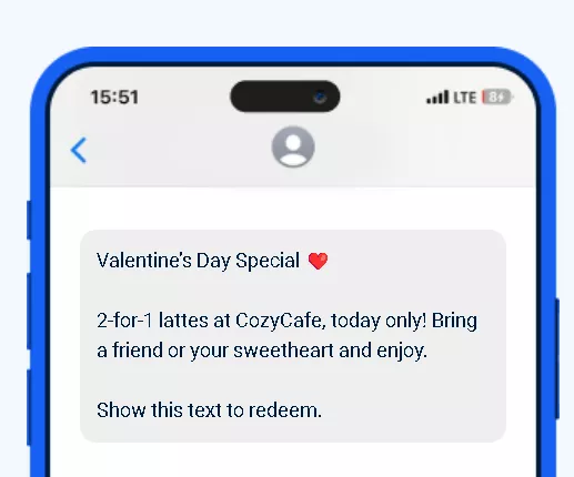 SMS helps you stay top-of-mind (and top-of-inbox), making real-time communication feel effortless and personalized — the way hospitality should.