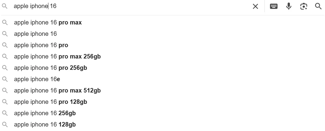 Щоб результати були об’єктивними, використовуйте анонімну вкладку (режим інкогніто) — так підказки не враховуватимуть вашу історію пошуків і персоналізацію результатів.