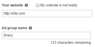 Cоздание группы объявлений в Bing