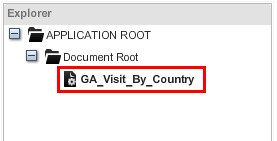Созданный набор данных появится в области «Explorer»