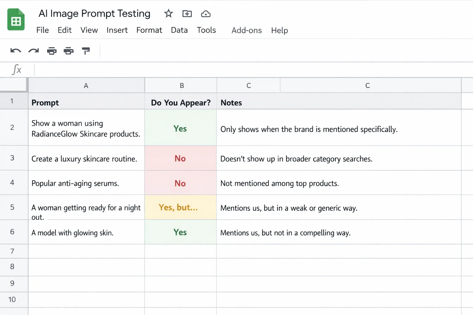 Step 6: Identify AI Search Visibility Gaps
