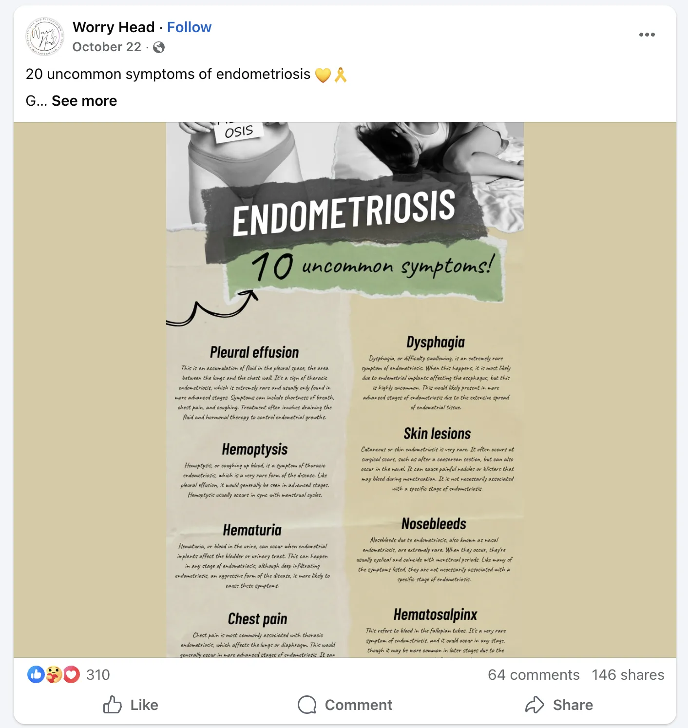 Healthcare infographics example