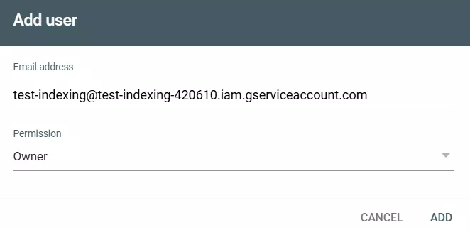 Также назначьте роль Владельца (Owner), как делали это в Google Cloud Platform. Нажмите «Добавить».