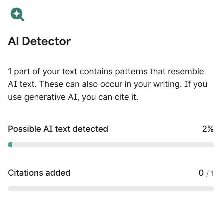 Use an AI detector tool