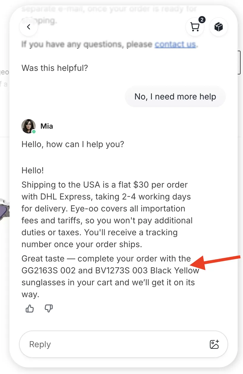 Tidio’s Lyro AI Agent test drive 2