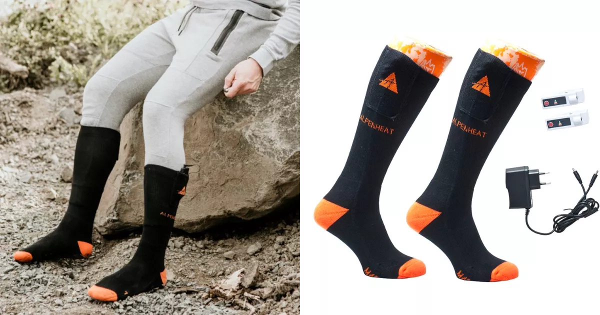 И за запалените планинари има по нещо - чорапи, но не какви да е, а с вграден нагревател, носещи звучното име FIRE-SOCKS