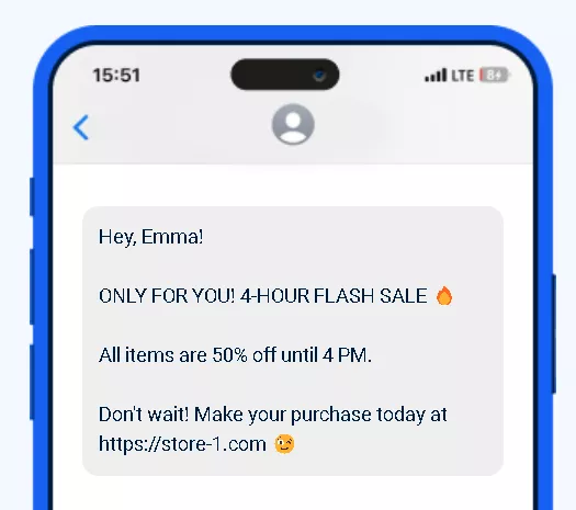 Usually, flash sale notifications are delivered just before or at the beginning of the deal. For instance