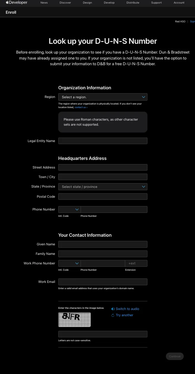 Ви можете перевірити, чи має ваша організація номер DUNS, і за потреби запросити його через Dun & Bradstreet &mdash; це єдиний офіційний провайдер.