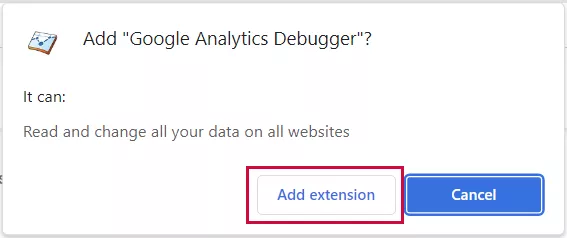 Встановіть розширення для Google Chrome — Google Analytics Debugger, якщо його ще немає у браузері.