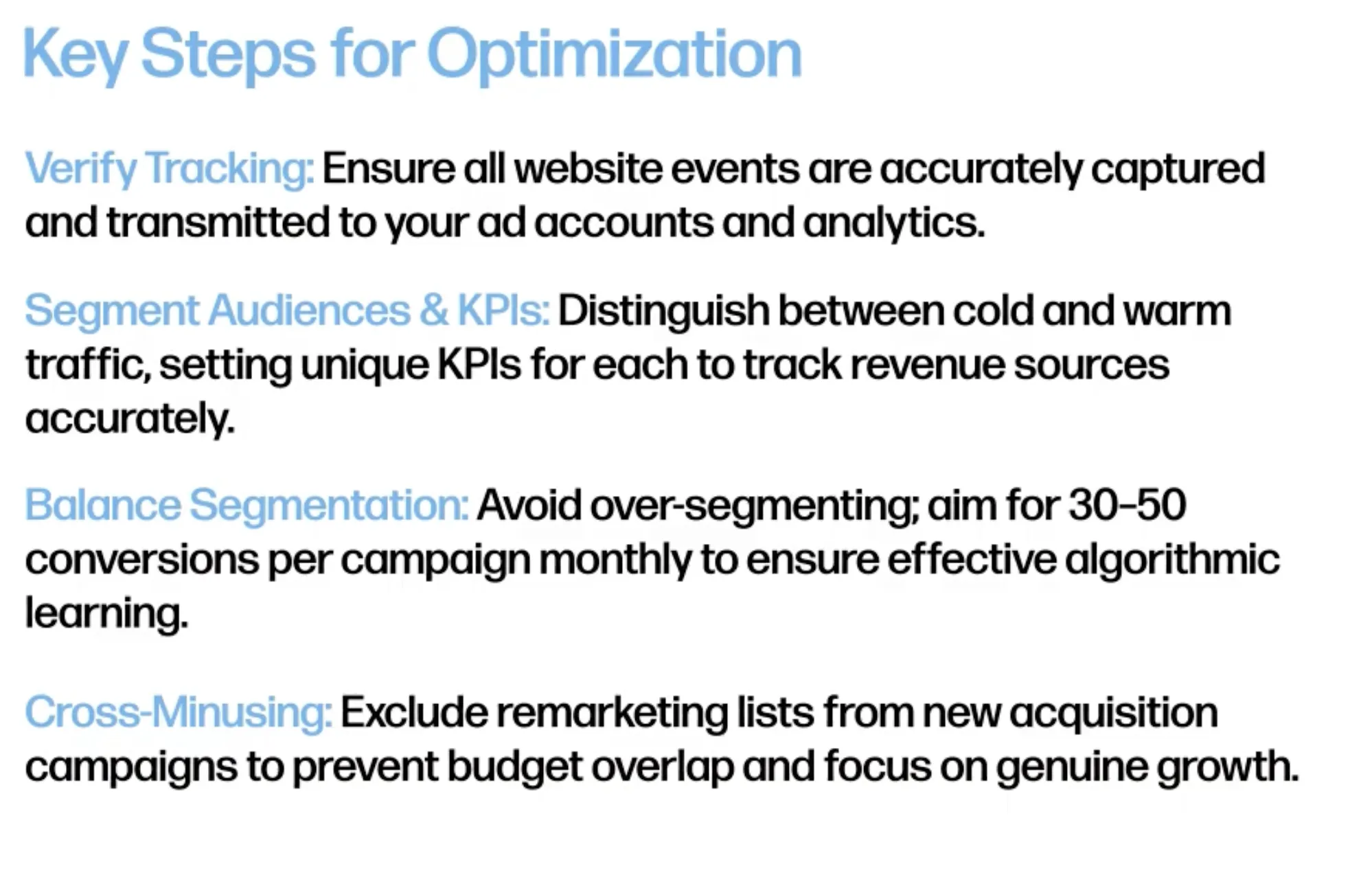 Where Should Optimization Start