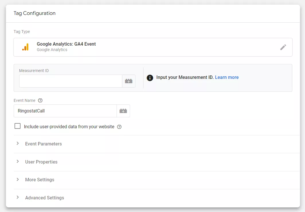 Добавьте этот триггер в тег для передачи события в Google Analytics