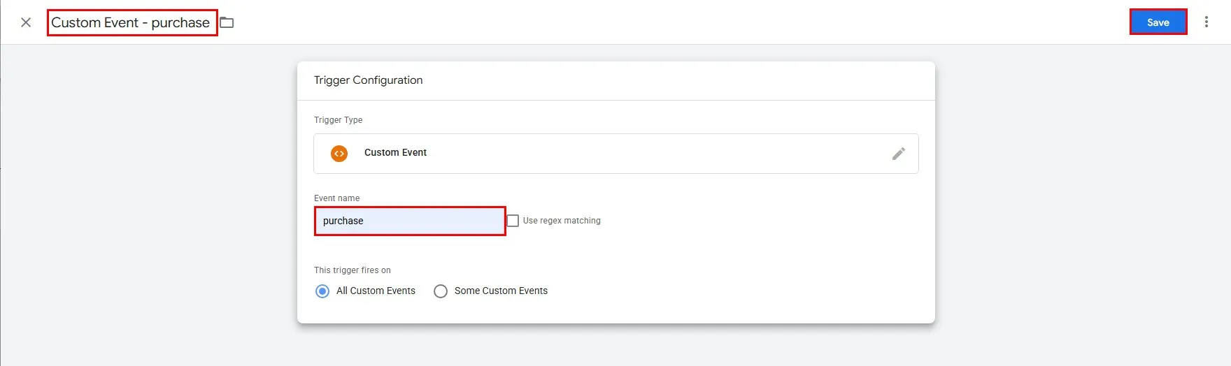 Назвіть тригер Custom Event