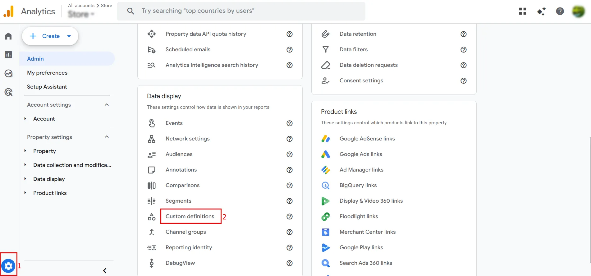 Перейдіть у GA4 &rarr; Admin &rarr; Custom Definitions