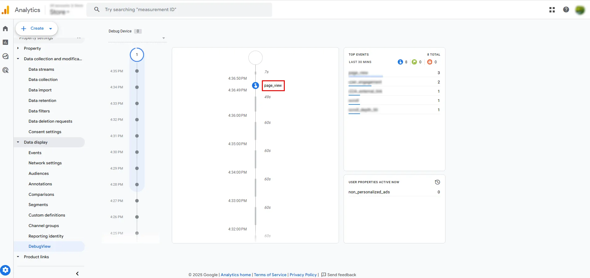 почніть взаємодіяти з сайтом у вікні Preview