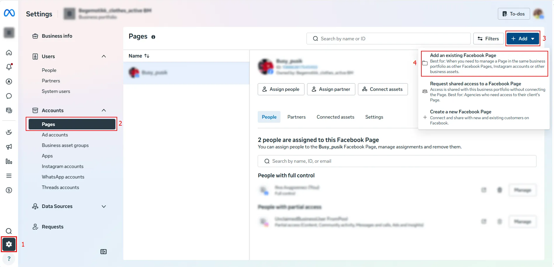 Зайдіть у «Налаштування» (Settings) вашого портфоліо.